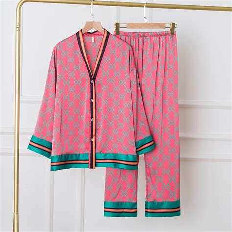 pink gucci pajamas|More.